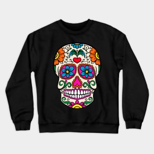 colorful Calavera Crewneck Sweatshirt